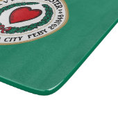 De vlag van Worcester (Massachusetts) Snijplank (Hoek)