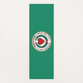 De vlag van Worcester (Massachusetts) Yogamat (Voorkant)