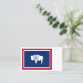 De vlag van Wyoming Visitekaartje (Staand voorkant)