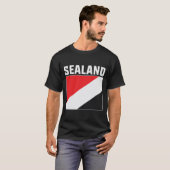 De vlag van Zeeland, de vlag van Zeeland T-shirt (Voorkant volledig)