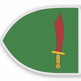 De vlag van Zevenburgen (1350) Sticker