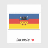 De vlag van Zevenburgen Sticker (Vel)