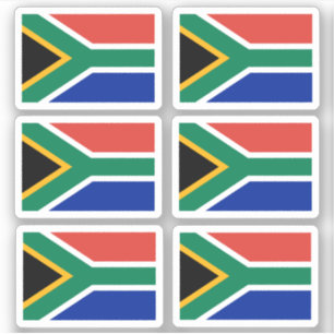 De vlag van Zuid-Afrika - een collectie Sticker