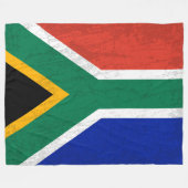 De vlag van Zuid-Afrika - Een wandtapijt van Zuid- Fleece Deken (Voorkant (Horizontaal))