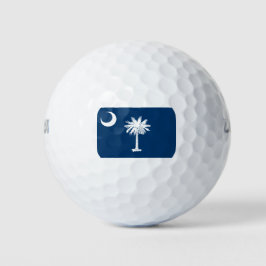 De vlag van Zuid-Carolina Golfballen