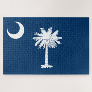 De vlag van Zuid-Carolina Legpuzzel