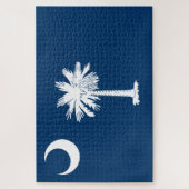 De vlag van Zuid-Carolina Legpuzzel (Verticaal)