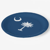 De vlag van Zuid-Carolina Papieren Bordje (Gekanteld)