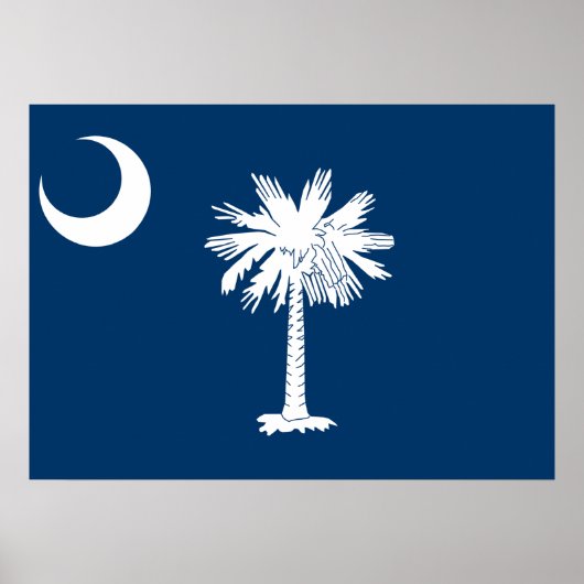 De vlag van Zuid-Carolina Poster (Voorkant)
