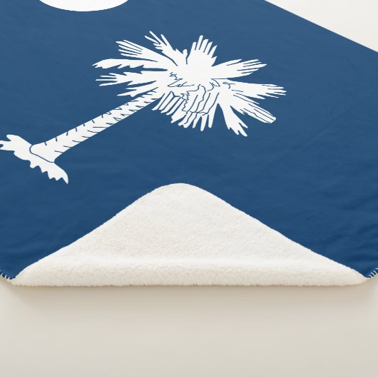 De vlag van Zuid-Carolina Sherpa Deken (3/4)