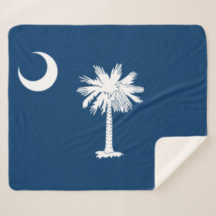 De vlag van Zuid-Carolina Sherpa Deken