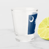 De vlag van Zuid-Carolina Shot Glas (Links)