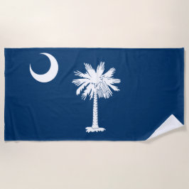 De vlag van Zuid-Carolina Strandlaken