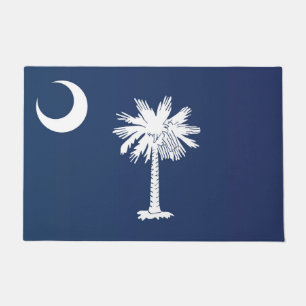 De vlag van Zuid-Carolina, Verenigde Staten van Am Deurmat