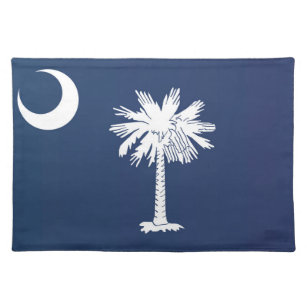 De vlag van Zuid-Carolina, Verenigde Staten van Am Placemat