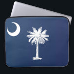 De vlag van Zuid-Carolina, VS Laptop Sleeve<br><div class="desc">Vlag van South Carolina</div>