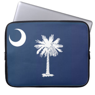 De vlag van Zuid-Carolina, VS Laptop Sleeve