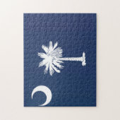 De vlag van Zuid-Carolina, VS Legpuzzel (Verticaal)