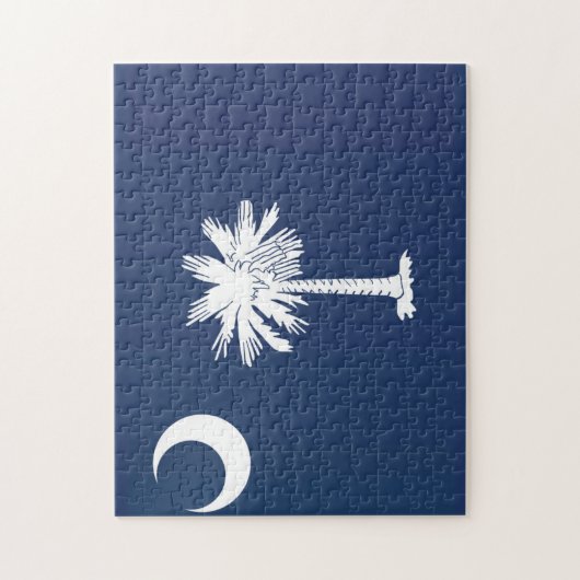 De vlag van Zuid-Carolina, VS Legpuzzel (Verticaal)