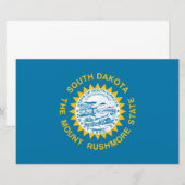 De vlag van Zuid-Dakota Briefpapier (Voorkant / Achterkant)
