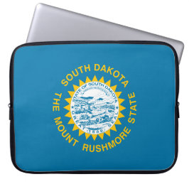 De vlag van Zuid-Dakota Laptop Sleeve