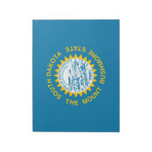 De vlag van Zuid-Dakota Notitieblok (Linkerzijde)
