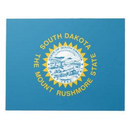 De vlag van Zuid-Dakota Notitieblok