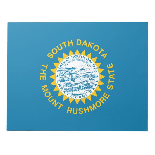 De vlag van Zuid-Dakota Notitieblok (Voorkant)