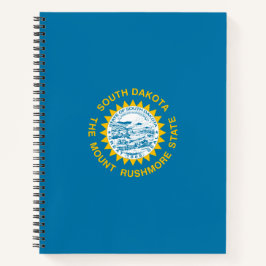 De vlag van Zuid-Dakota Notitieboek