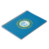 De vlag van Zuid-Dakota Notitieboek (Linkerzijde)