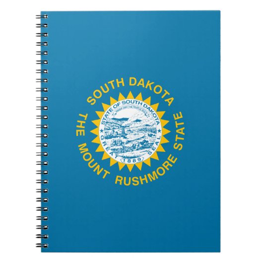 De vlag van Zuid-Dakota Notitieboek (Voorkant)