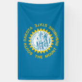 De vlag van Zuid-Dakota Spandoek (Verticaal)