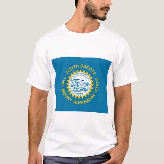 De vlag van Zuid-Dakota T-shirt (Voorkant)