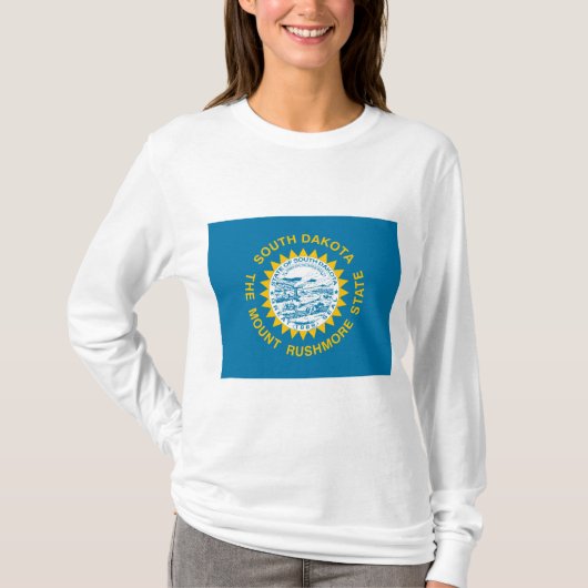 De vlag van Zuid-Dakota T-shirt (Voorkant)