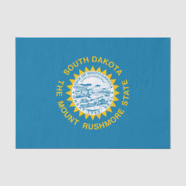De vlag van Zuid-Dakota Tissuepapier