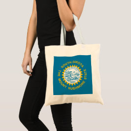 De vlag van Zuid-Dakota Tote Bag