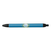 De vlag van Zuid-Dakota Zwarte Inkt Pen (Voorkant)