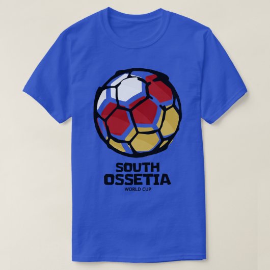De vlag van Zuid-Ossetië T-shirt (Design voorkant)