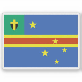 De vlag van Zuid-Vanuatu, Melanesië, Oceanië Sticker