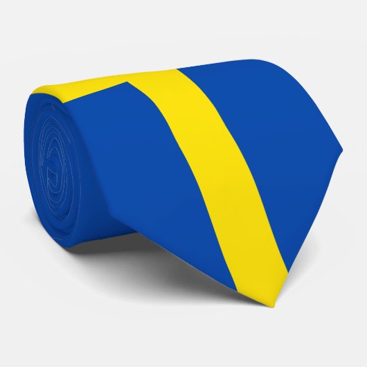 De vlag van Zweden Stropdas (Opgerold)