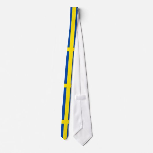 De vlag van Zweden Stropdas (Achterkant)