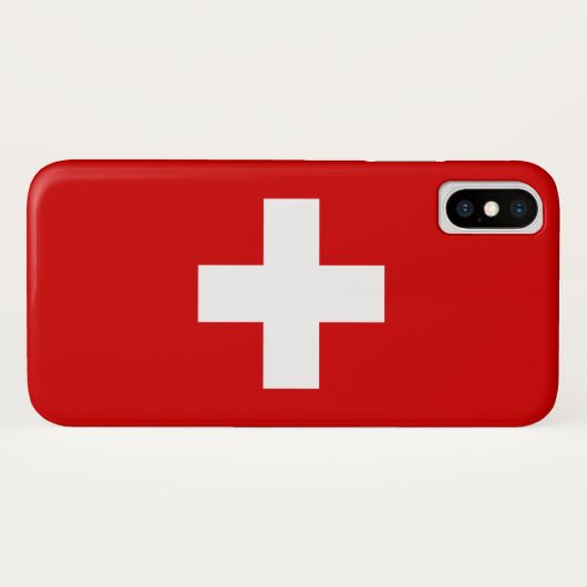 De vlag van Zwitserland Case-Mate iPhone Case (Achterkant (horizontaal))