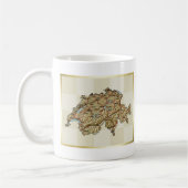 De Vlag van Zwitserland + De Mok van de kaart (Links)