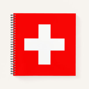 De Vlag van Zwitserland Notitieboek