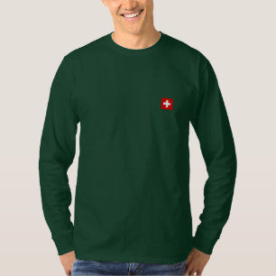 De vlag van Zwitserland T-shirt