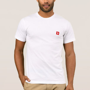 De vlag van Zwitserland T-shirt
