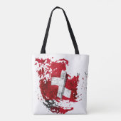 de vlag van Zwitserland Tote Bag (Achterkant)