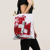 de vlag van Zwitserland Tote Bag (Dichtbij)
