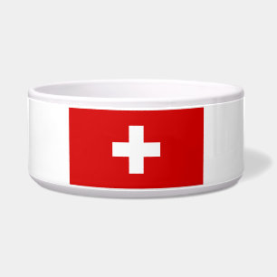 De vlag van Zwitserland Voerbakje