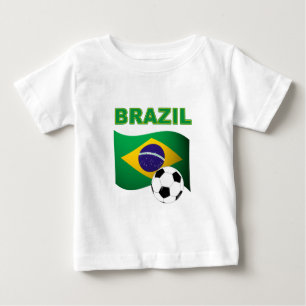 De vlag voor de wereldbeker T-Shirt in Brazilië